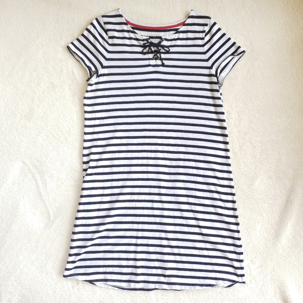Talbots Nautical Striped Cotton Sundress